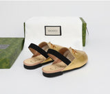 GG Gold Princetown Loafer