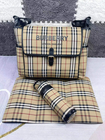 FINAL SALE-Plaid Diaper Bag (Missing bottle holder)