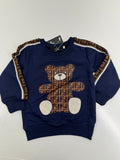 F Teddy Track Set Navy Blue