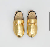 GG Gold Princetown Loafer